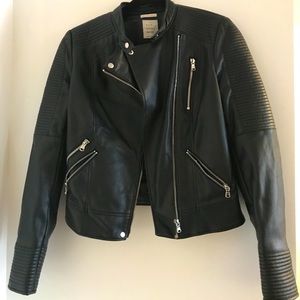 ZARA small faux leather jacket